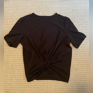 lululemon Crescent Tee Shirt Black Size 4